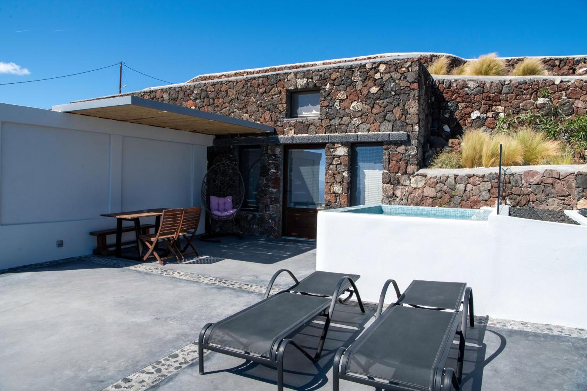 Luxe Efis Home Sea View 4 Villas & 4 Prive Jacuzzi Imerovigli  Exterior foto