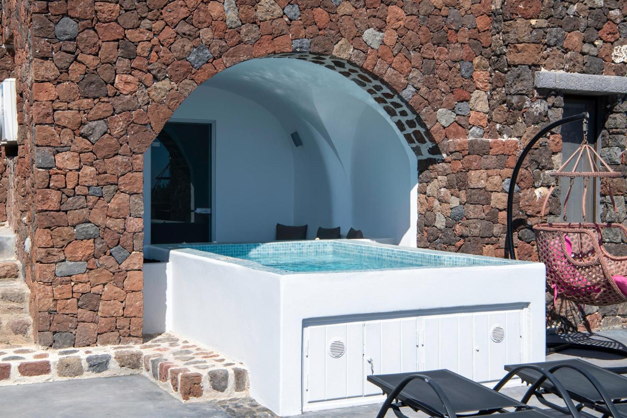 Luxe Efis Home Sea View 4 Villas & 4 Prive Jacuzzi Imerovigli  Exterior foto